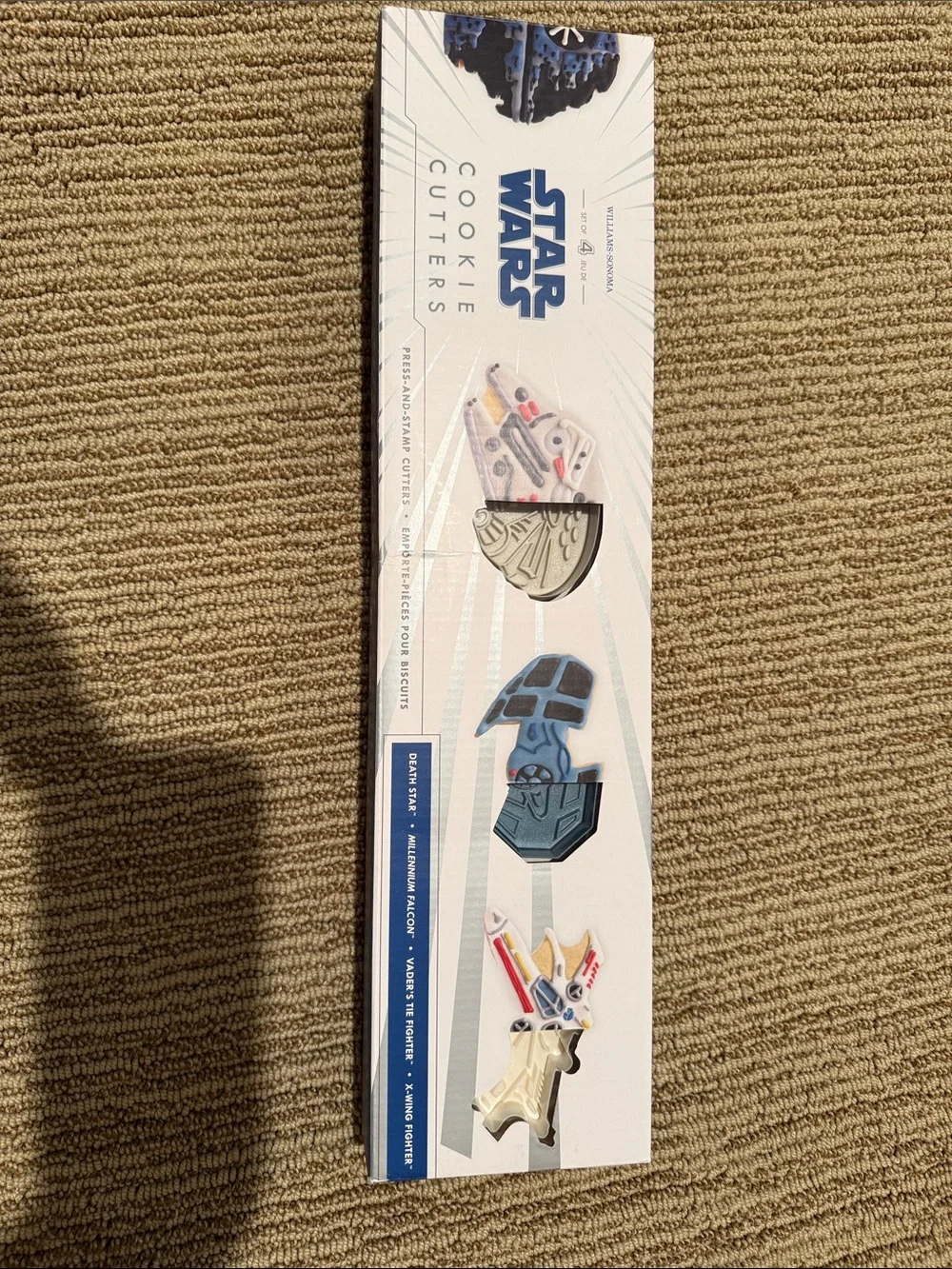 Star Wars Blue, Gray, Cream Cookie Cutter Set